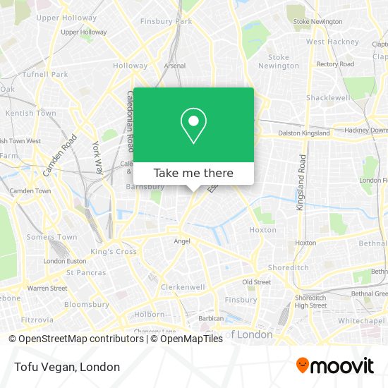 Tofu Vegan map