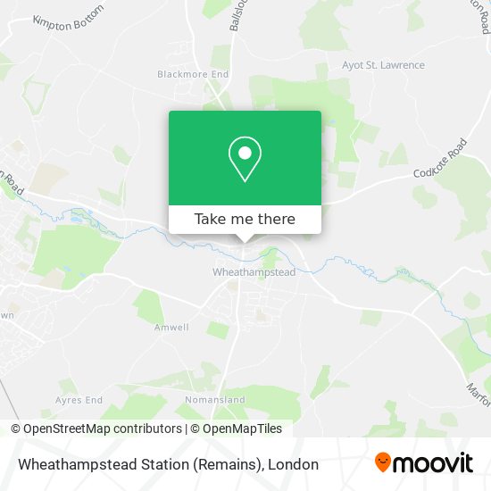 Wheathampstead Station (Remains) map
