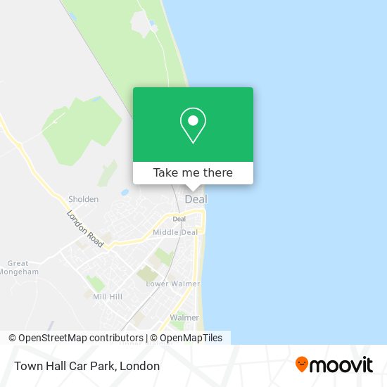 Town Hall Car Park map