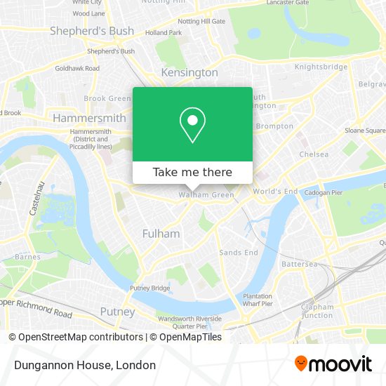 Dungannon House map