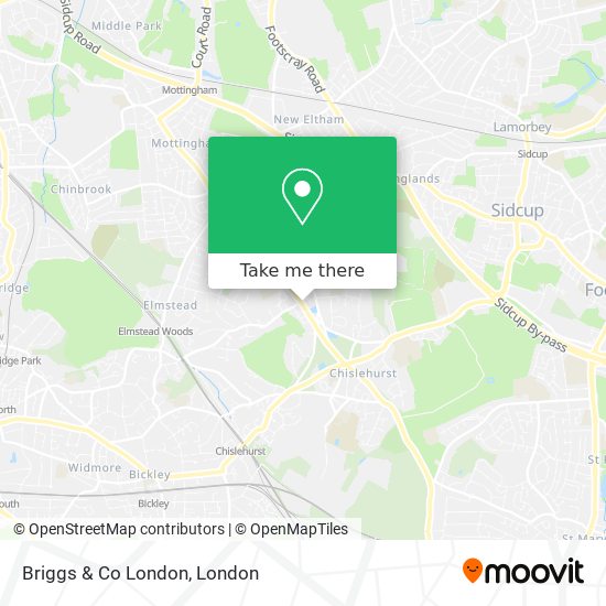 Briggs & Co London map