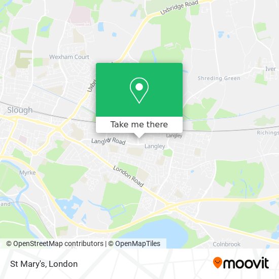 St Mary's map