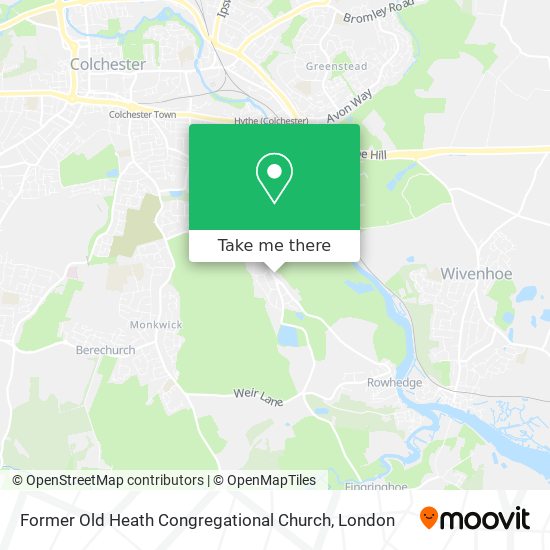 Former Old Heath Congregational Church map