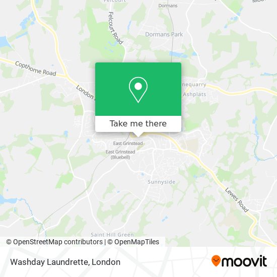 Washday Laundrette map