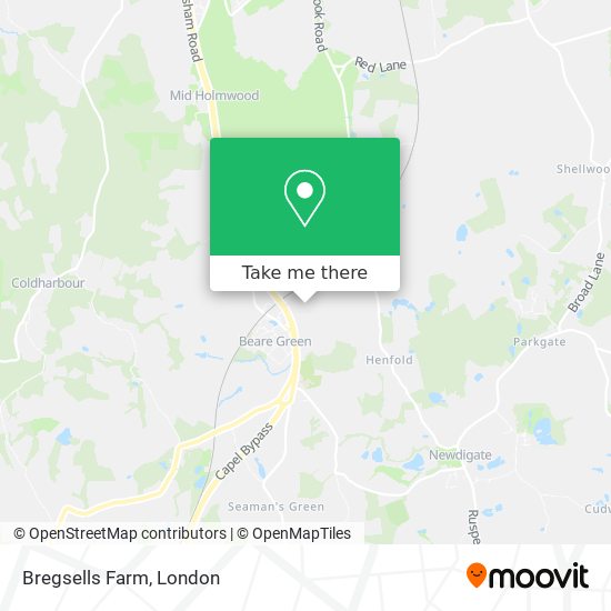 Bregsells Farm map