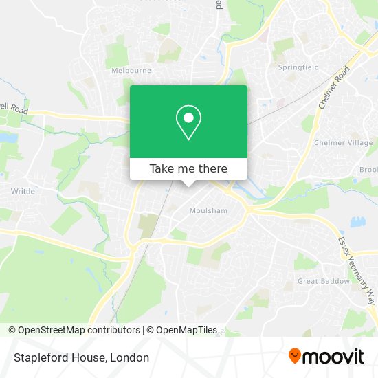 Stapleford House map