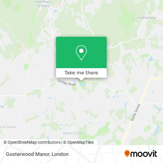 Gosterwood Manor map
