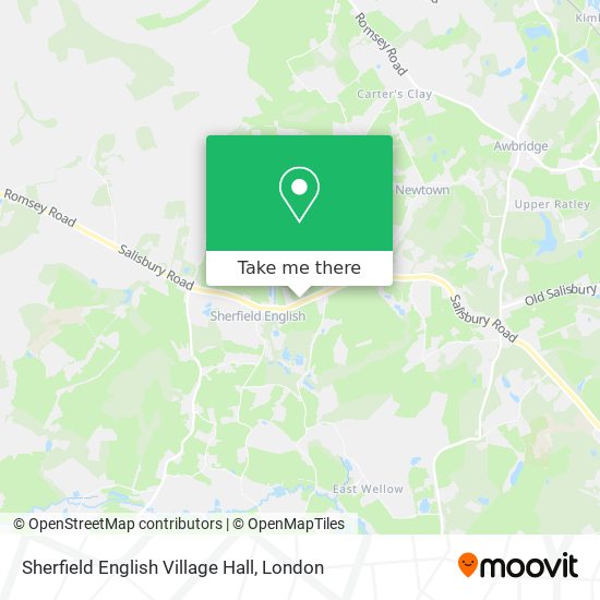 Sherfield English Village Hall map