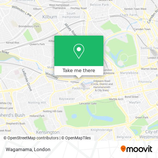 Wagamama map