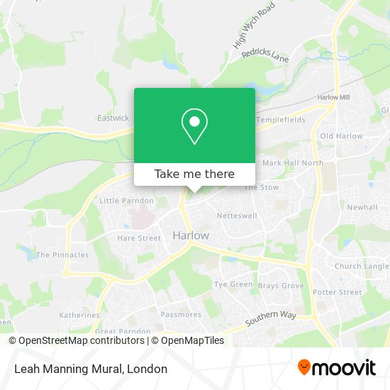 Leah Manning Mural map