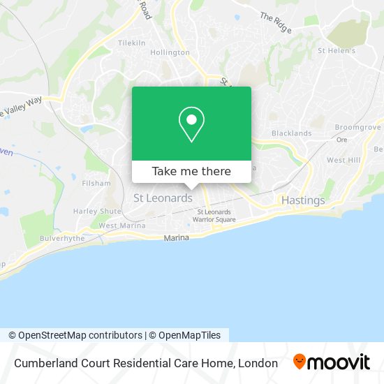 Cumberland Court Residential Care Home map
