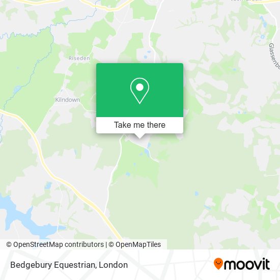 Bedgebury Equestrian map
