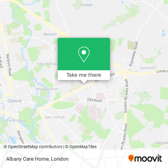 Albany Care Home map