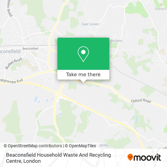 Beaconsfield Household Waste And Recycling Centre map