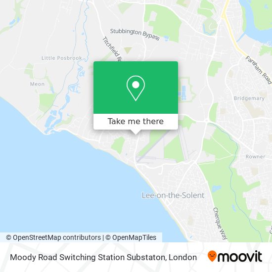 Moody Road Switching Station Substaton map
