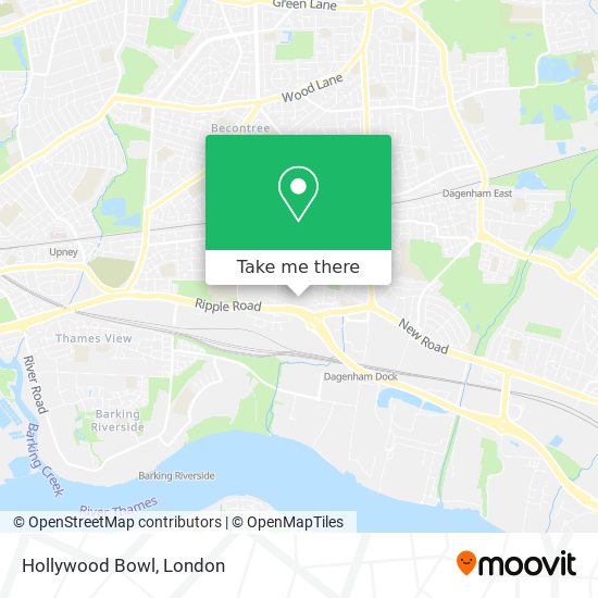 Hollywood Bowl map