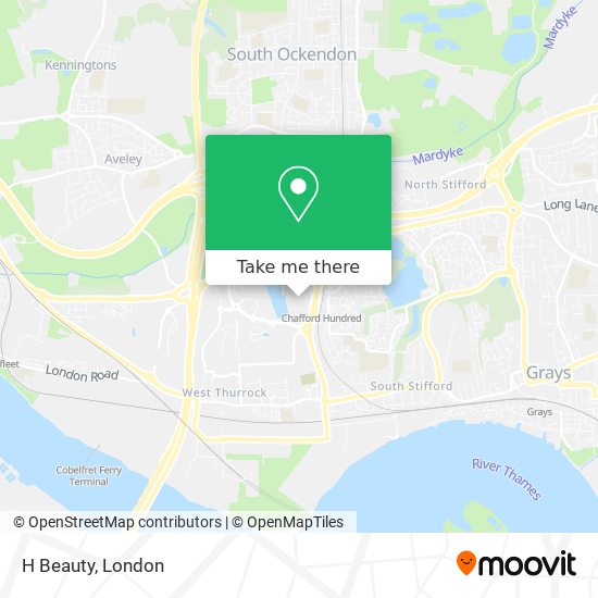 H Beauty map