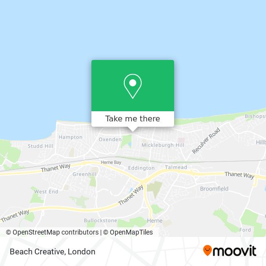 Beach Creative map