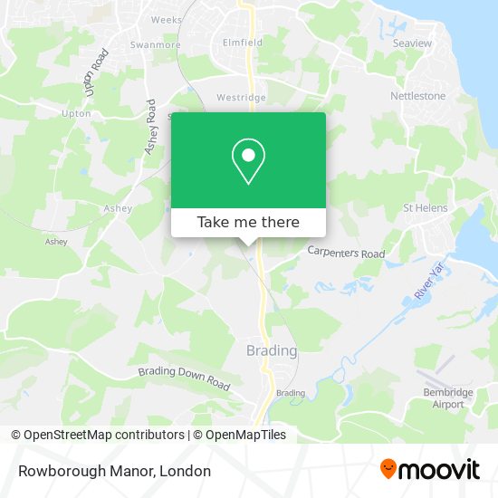 Rowborough Manor map