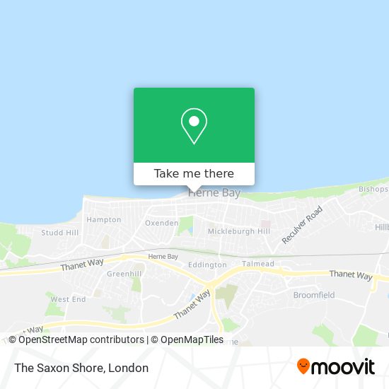The Saxon Shore map