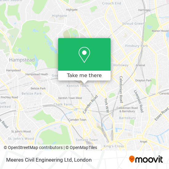 Meeres Civil Engineering Ltd map