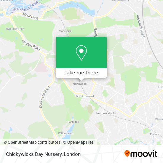 Chickywicks Day Nursery map