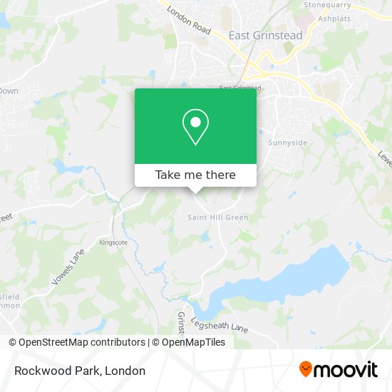 Rockwood Park map