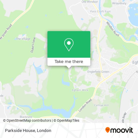 Parkside House map