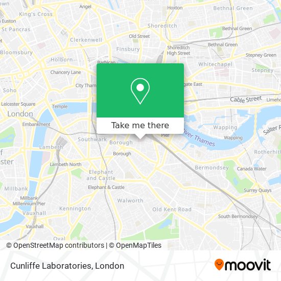 Cunliffe Laboratories map