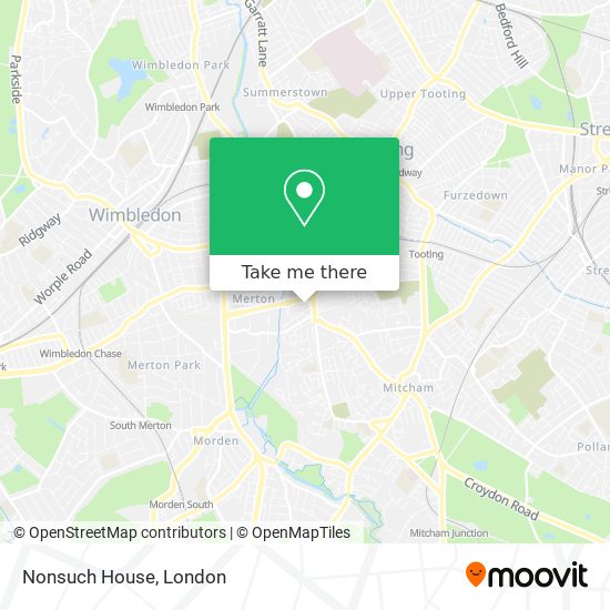 Nonsuch House map