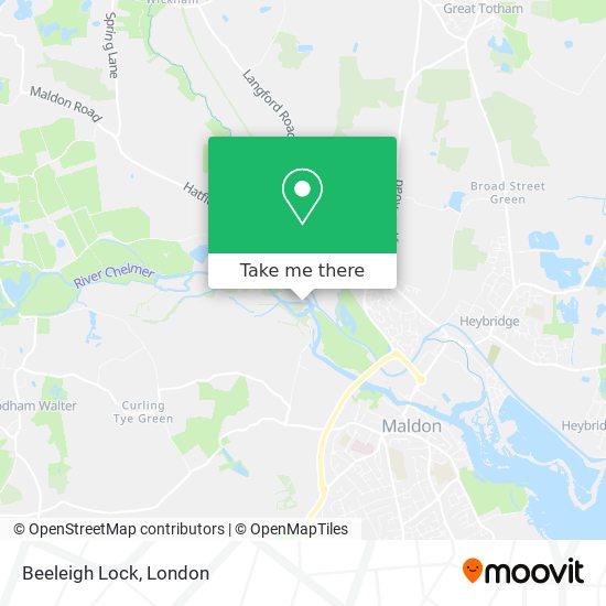 Beeleigh Lock map