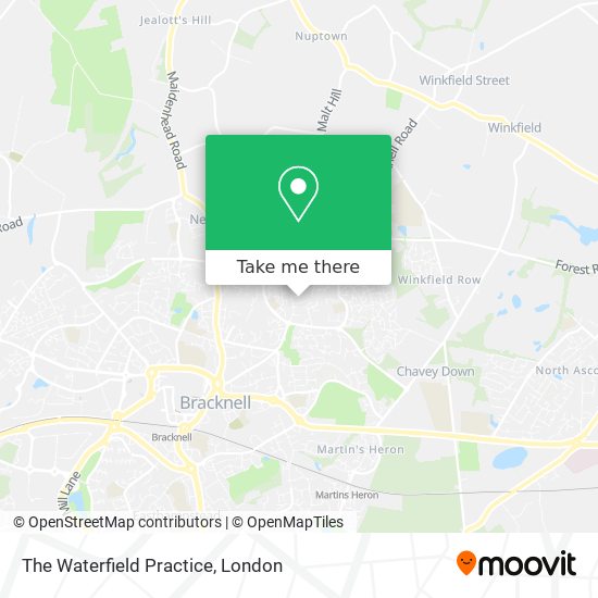 The Waterfield Practice map