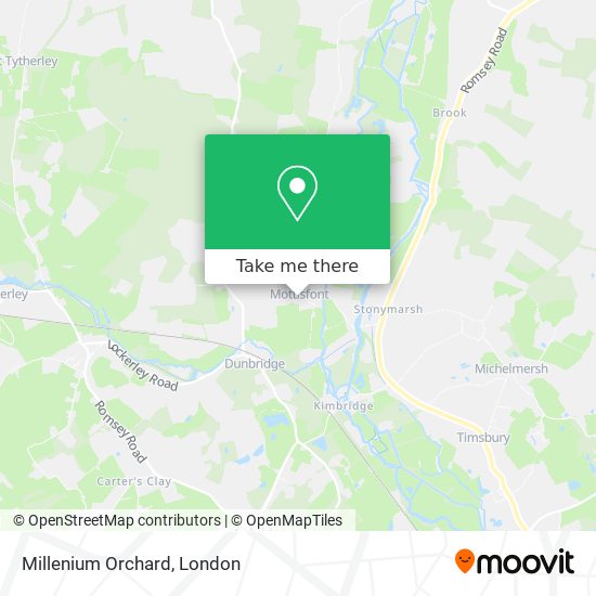 Millenium Orchard map