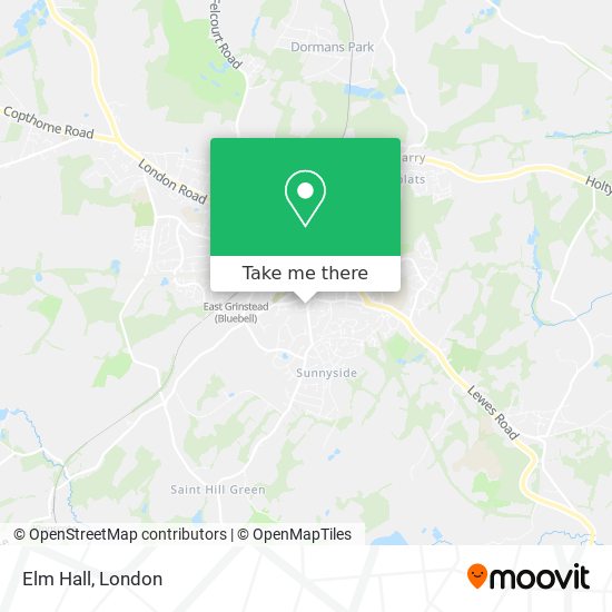 Elm Hall map