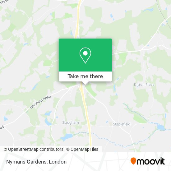 Nymans Gardens map