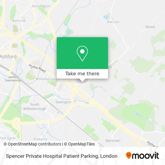 Spencer Private Hospital Patient Parking map