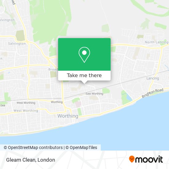 Gleam Clean map