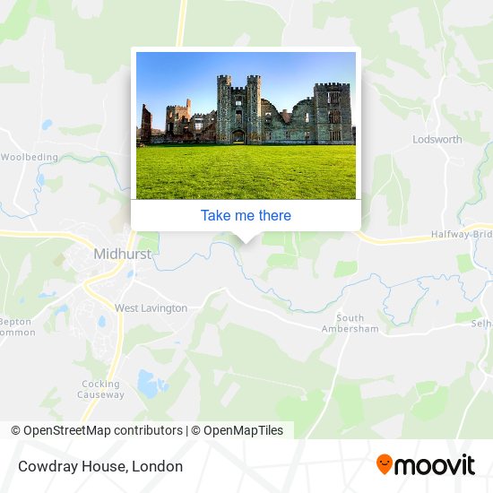 Cowdray House map