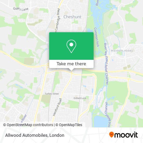 Allwood Automobiles map