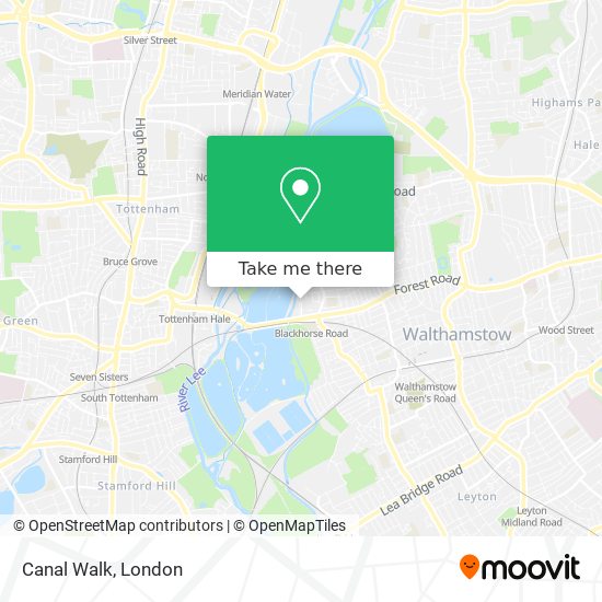 Canal Walk map