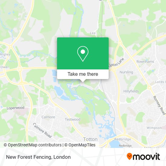 New Forest Fencing map