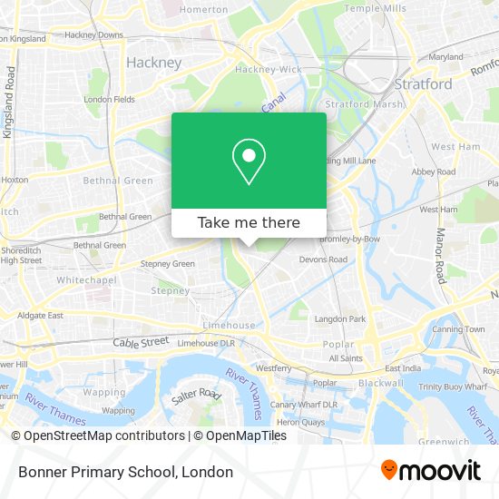 Bonner Primary School map