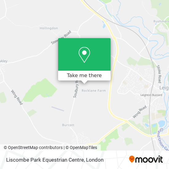 Liscombe Park Equestrian Centre map
