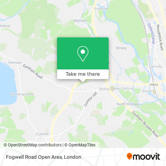 Fogwell Road Open Area map
