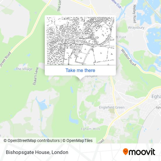 Bishopsgate House map