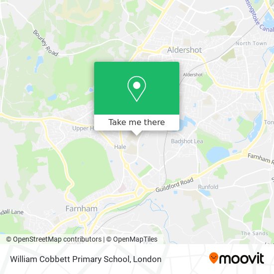 William Cobbett Primary School map