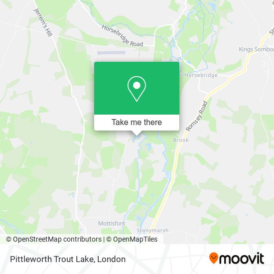 Pittleworth Trout Lake map