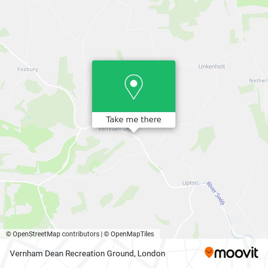 Vernham Dean Recreation Ground map