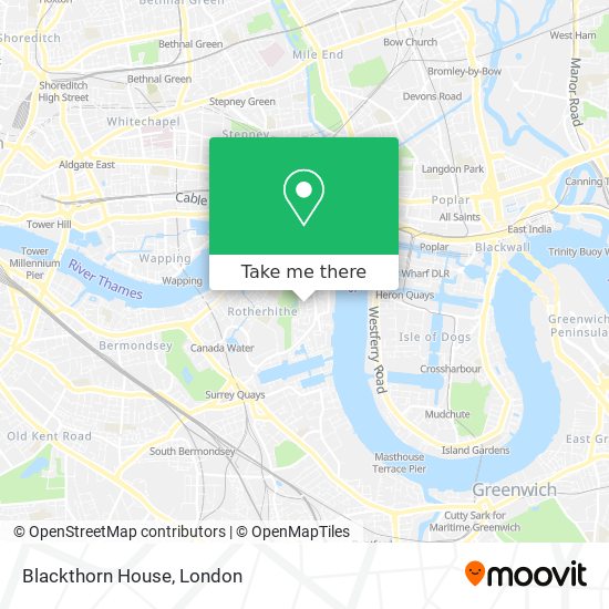 Blackthorn House map