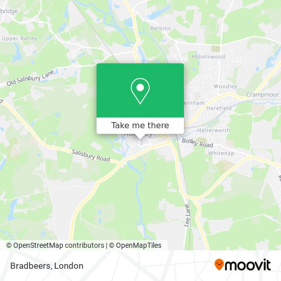 Bradbeers map